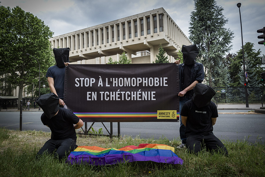 Pétition contre les violences homophobes en Tchétchénie