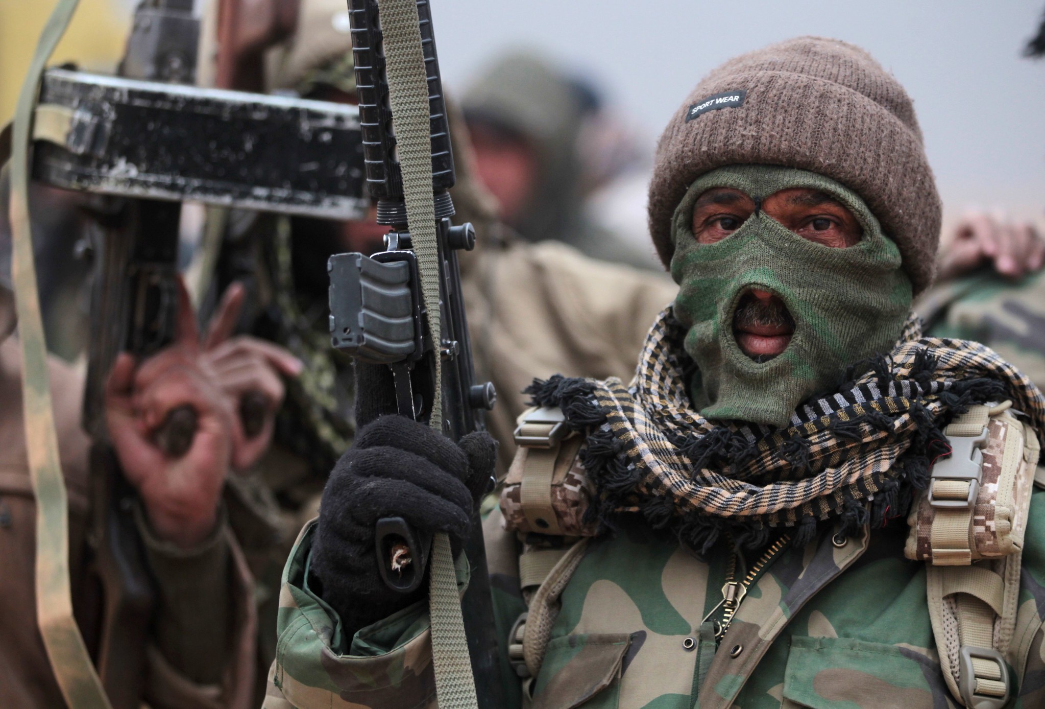 Milicien d'al-Shaabi, une des milices chiites en Irak © AFP/Getty Images